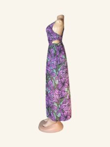 Asos Purple Floral Maxi Dress - Image 2