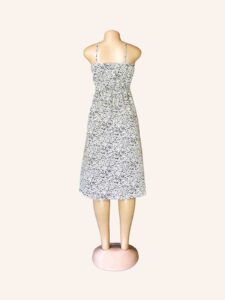 Cameo Rose Floral Chest Tie Sling Dress - Image 2