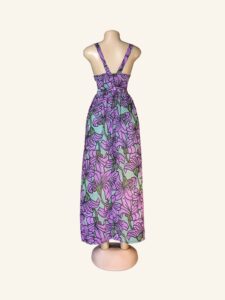 Asos Purple Floral Maxi Dress - Image 3