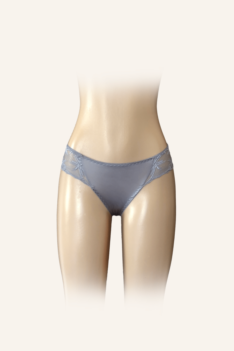 Elegant Gray Lace Panty
