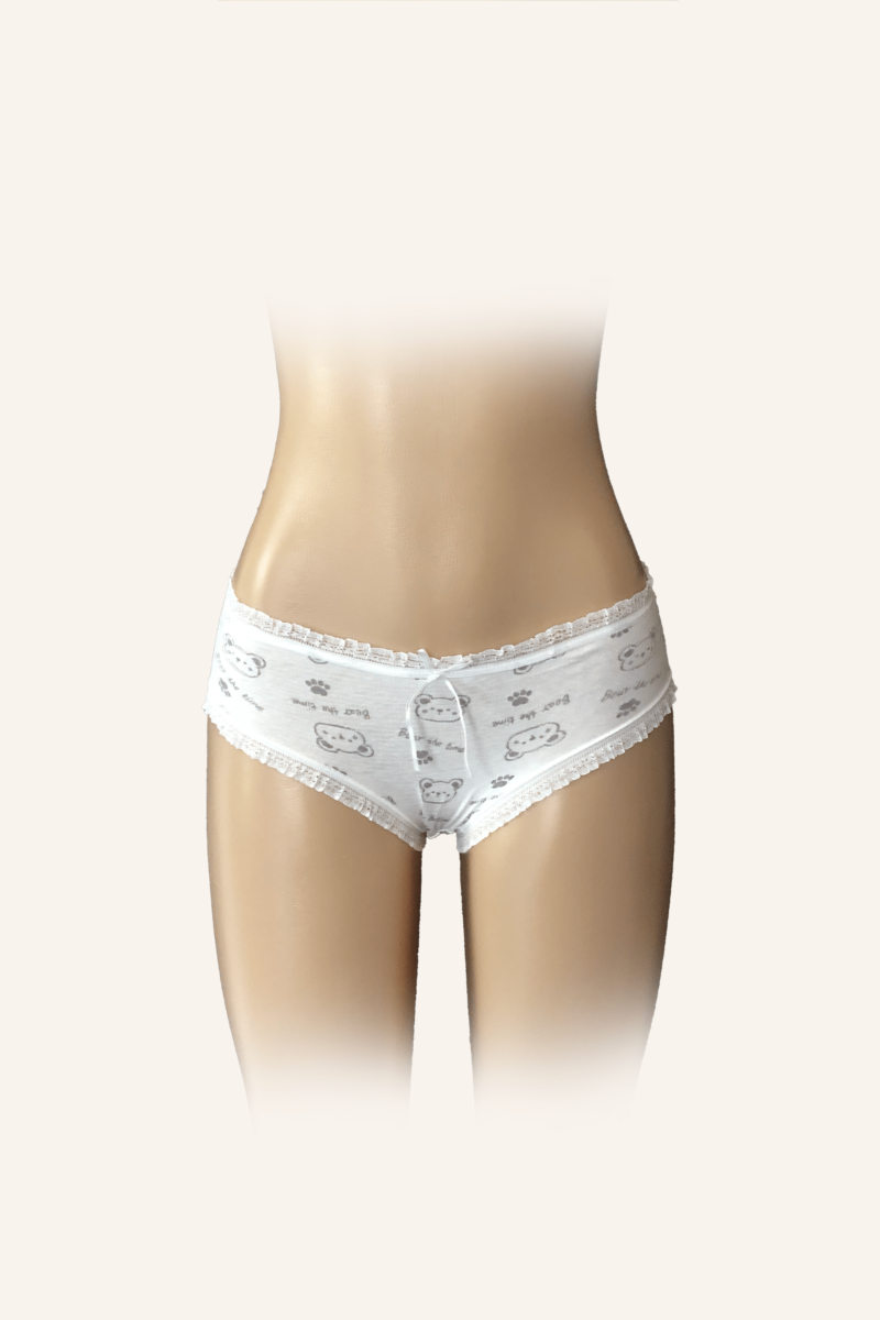 Playful Bear Print Cotton Panty
