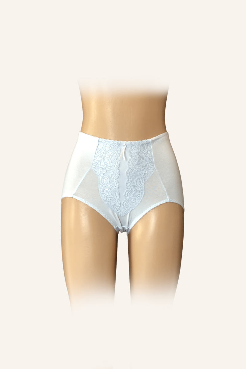 High-Waisted Lace Panel Briefs
