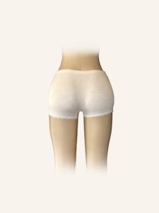 Ribbed Lace-Trim Lounge Shorts - Image 2