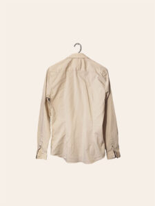 Classic Beige Button-Down Shirt – Premium Cotton Blend - Image 2
